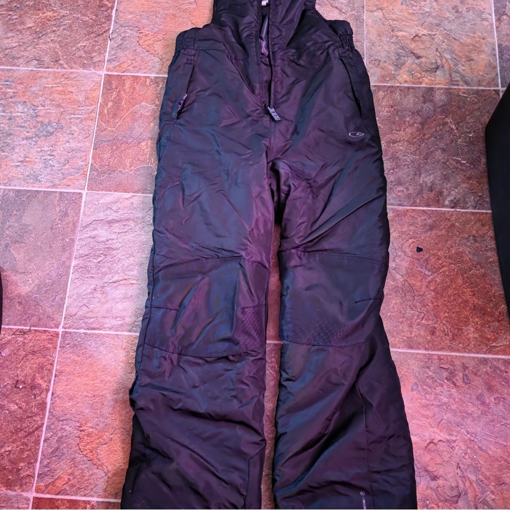 Champion Black Wide-Leg Insulated Snow Pants